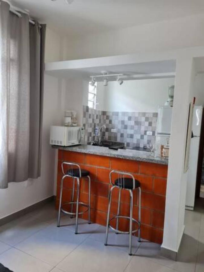 Kitnet Praia Grande Ocian 50 M Da Praia Екстериор снимка